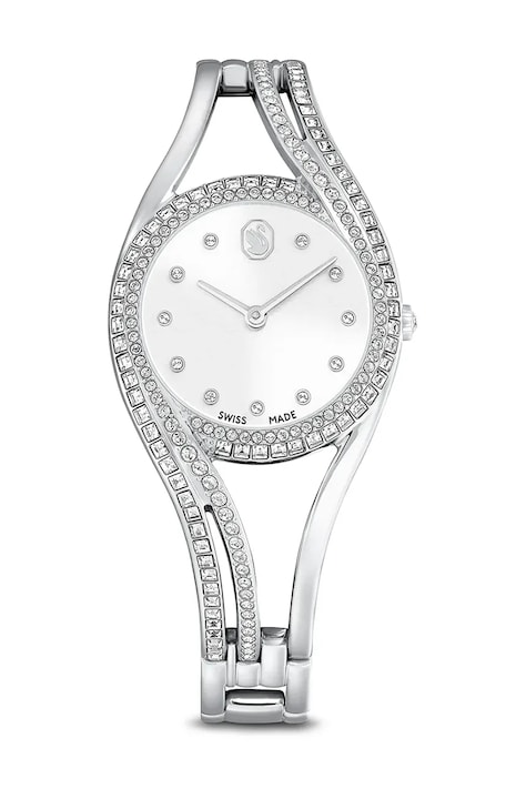 Ρολόι Swarovski HYPERBOLA χρώμα: ασημί, 5689432
