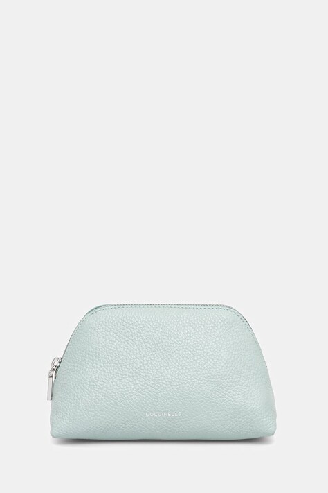 Coccinelle kosmetyczka skórzana kolor turkusowy E5.TMF.25.01.01