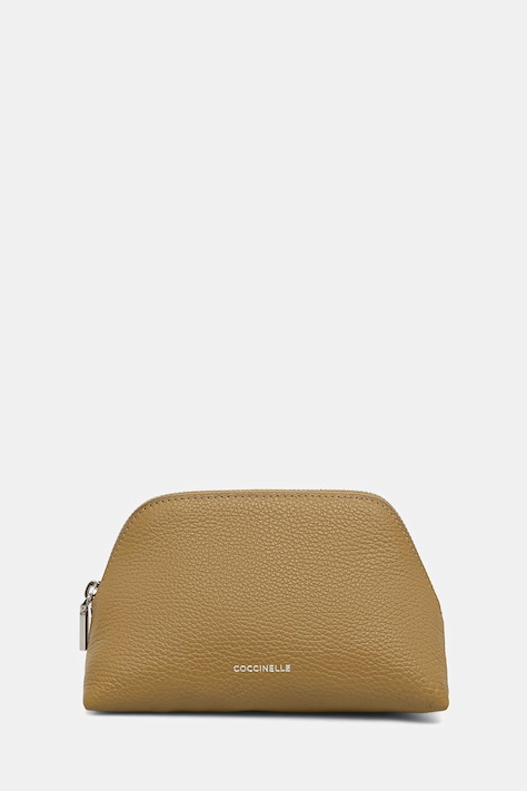 Coccinelle kosmetyczka skórzana kolor zielony E5.TMF.25.01.01