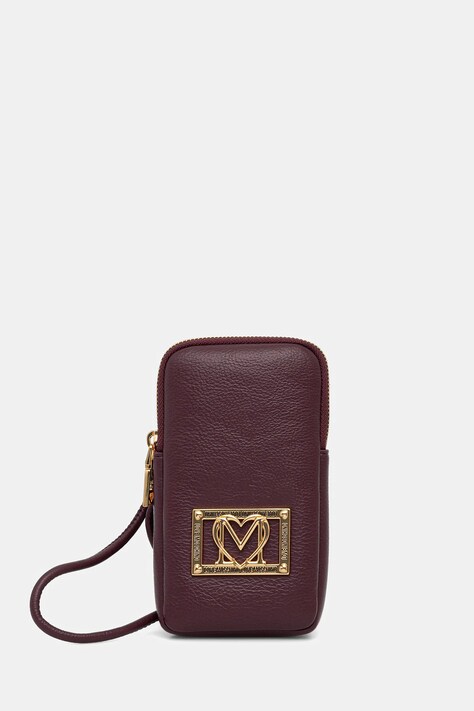 Love Moschino etui na telefon kolor bordowy JC5607PP1NLI0552