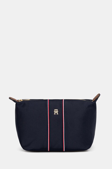 Kosmetická taška Tommy Hilfiger tmavomodrá barva, AW0AW17952