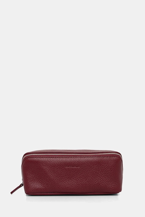 Кожаная косметичка Coccinelle цвет бордовый E5.MUK.95.G3.01