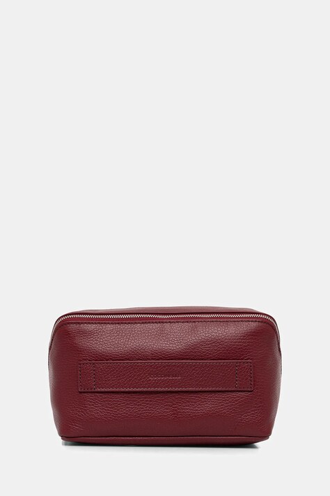 Шкіряна косметичка Coccinelle колір бордовий E5.MUK.95.G2.01