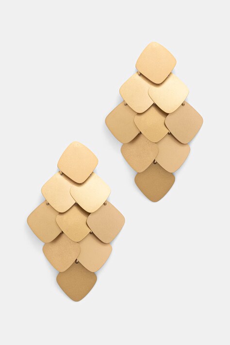 Lilou náušnice dámske pozlátené Snake 262/60/KOL/NO4/PO