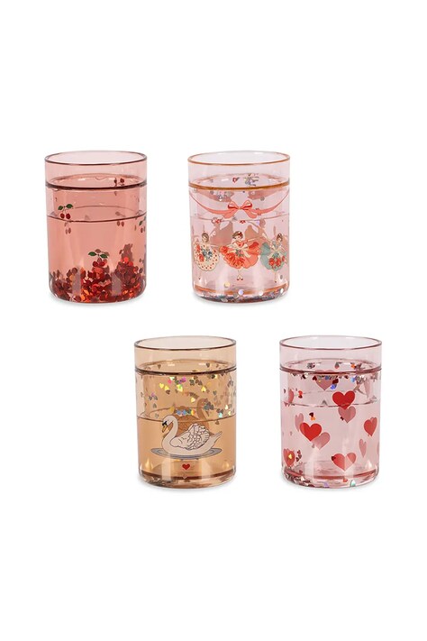 Κούπα μωρού Konges Sløjd 4 PACK GLITTER CUPS 4-pack KS103658