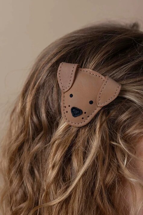 Donsje ac de păr pentru copii din piele Josy Classic Hairclip Dog 6009022