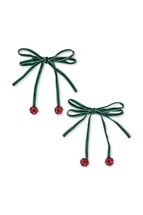 Konges Sløjd spinka do włosów dziecięca 2 PACK CHERRY BOW HAIR CLIPS 2-pack KS103628