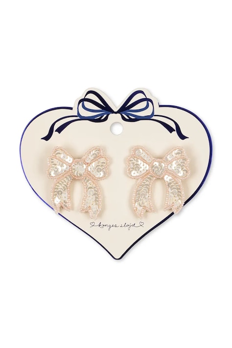 Konges Sløjd agrafe de păr copii 2 PACK SEQUIN BOW HAIR CLIP KS103649
