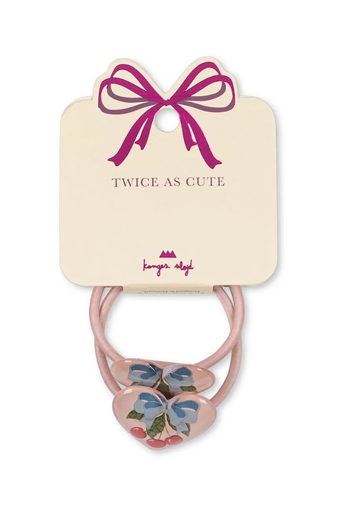 Dječje gumice za kosu Konges Sløjd 2 PACK VILMA HAIR ELASTIC 2-pack KS104058