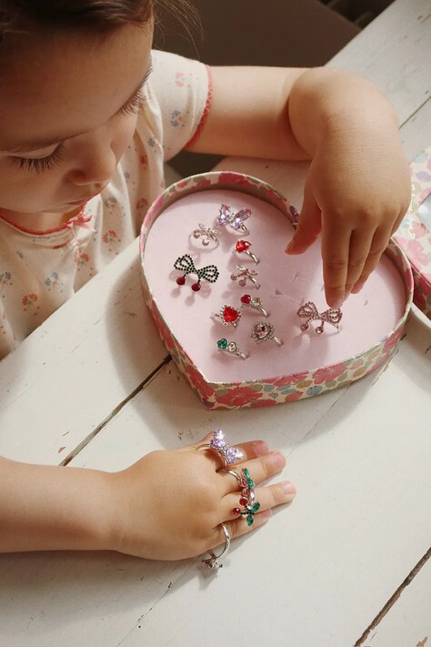 Konges Sløjd pierścionki dziecięce DREAMY RING SET 14 PCS KS103255