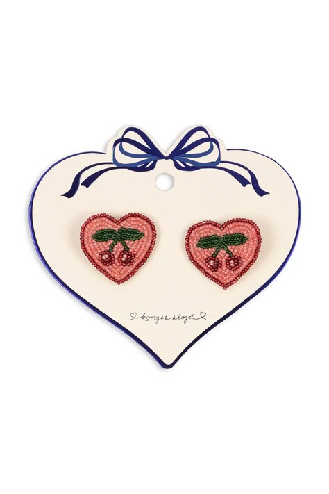 Otroške sponke za lase Konges Sløjd 2 PACK HEART HAIR CLIPS KS104170