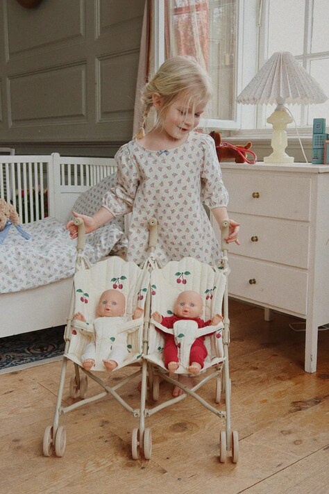 Konges Sløjd játék babakocsi TWIN DOLL STROLLER KS104455