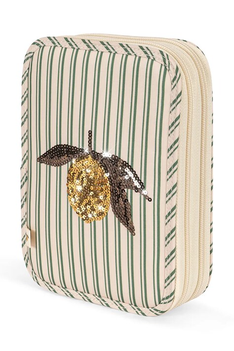 Konges Sløjd piórnik CLOVER PENCIL CASE kolor beżowy KS103456