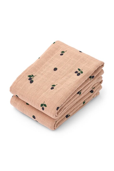 Liewood pieluszka niemowlęca bawełniana Lewis Muslin Cloth 2-pack LW14907