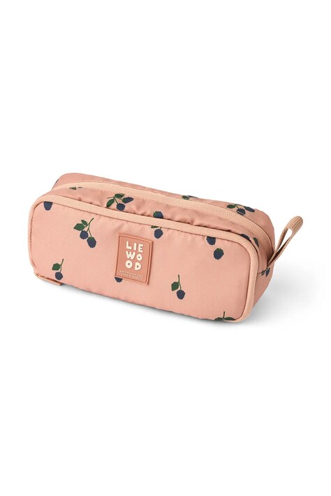 Liewood piórnik dziecięcy Andrey Pencil Case kolor pomarańczowy LW20092