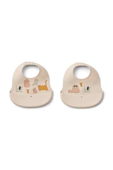 Detský podbradník Liewood Ember Printed Bib 2-pack 2-pak LW20119