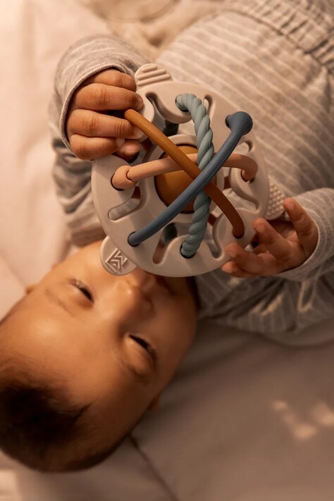 Liewood grzechotka niemowlęca Hakim Silicone Mix Rattle LW20141