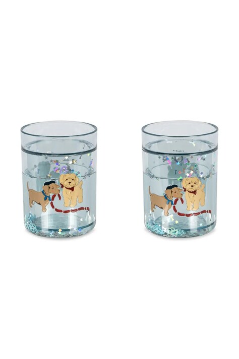 Konges Sløjd zestaw kubków 2 PACK GLITTER CUPS 2-pack KS105181