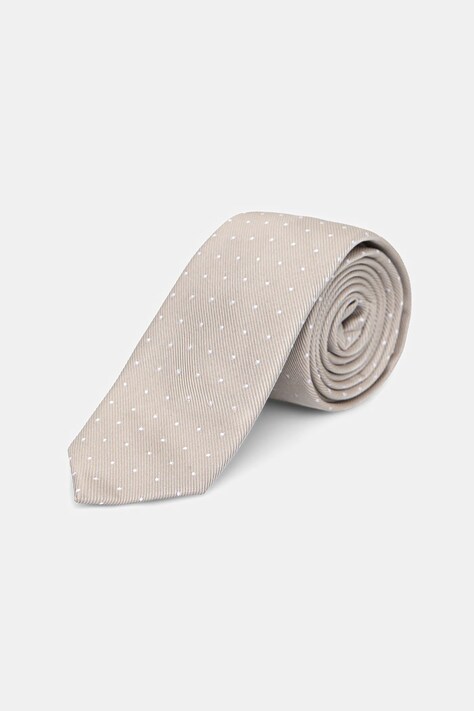 Kravata Calvin Klein bež barva, CK2111E005