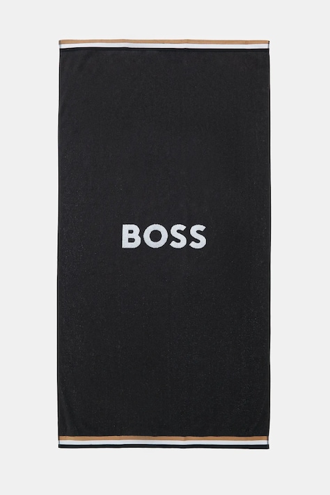 Большое хлопковое полотенце BOSS Fashion_Towel 93 x 176 cm цвет серый 50544840