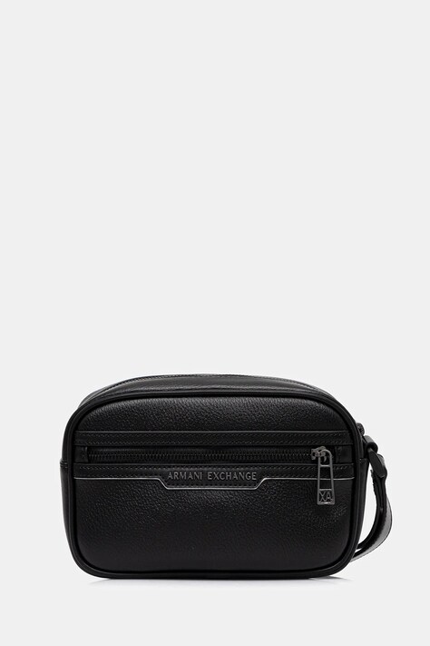 Armani Exchange kosmetyczka kolor czarny XM002000 AF17205