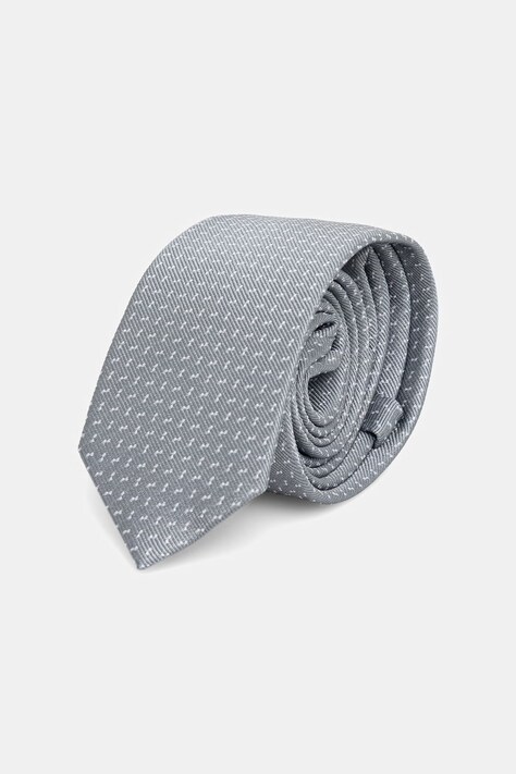 Calvin Klein Kravata za muškarce od svile siva CK2111E004