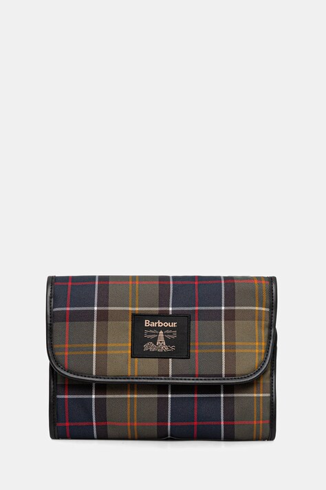 Barbour kosmetyczka kolor zielony MAC0425