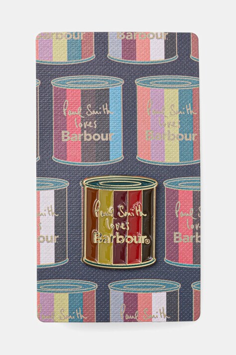 Barbour przypinka x Paul Smith Pin Badge UAC0308MI31