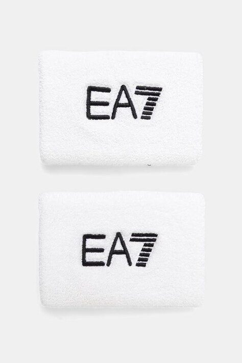 EA7 Emporio Armani opaski na nadgarstek 2-pack kolor biały AF18706.7X000349