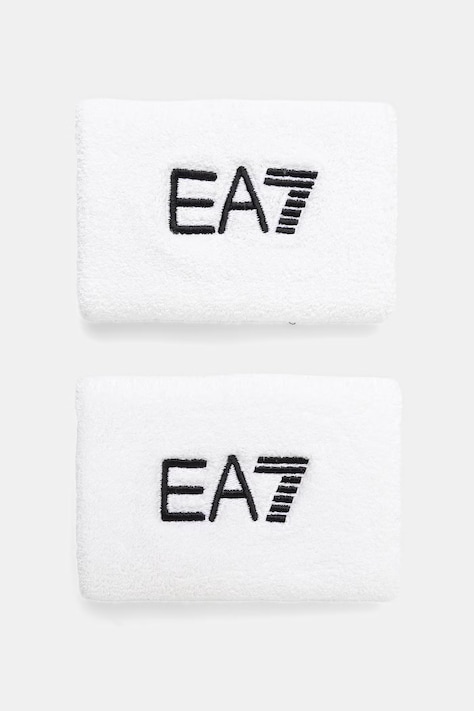 EA7 Emporio Armani opaski na nadgarstek 2-pack kolor biały AF18706.7X000349