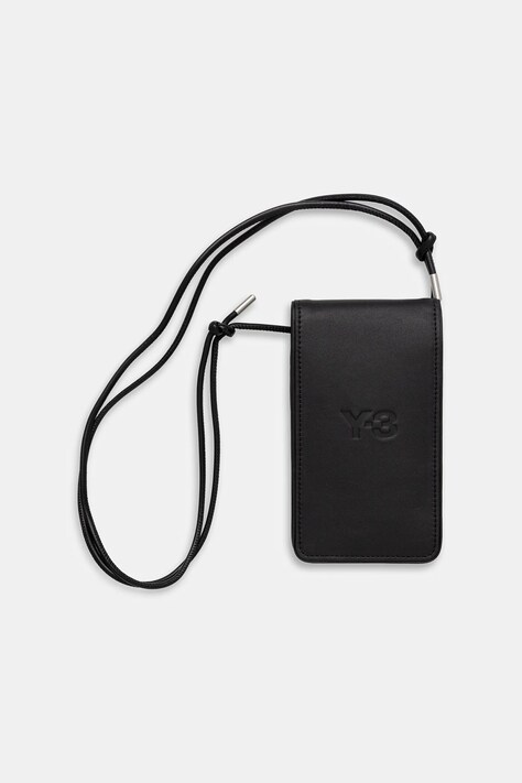 Y-3 pokrowiec na telefon skórzany Phone Case kolor czarny KA4321