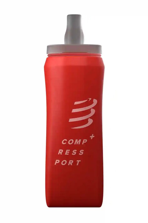 Compressport bidon Ergoflask 500ml kolor czerwony CU00080B