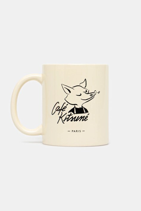 Café Kitsuné cană Barista Fox Mug culoarea bej, CKMU08101O0008