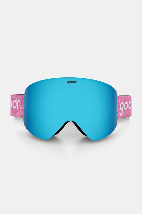 Goodr gogle narciarskie Snow G Bunny Slope Dropout kolor niebieski G00172
