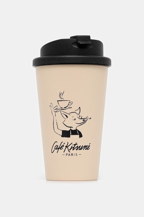 Café Kitsuné kubek do kawy Barista Fox Tumbler kolor beżowy CKLU08102O0017