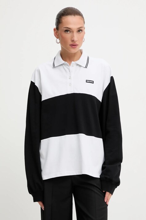 Tričko s dlouhým rukávem Rotate bílá barva, 114308400