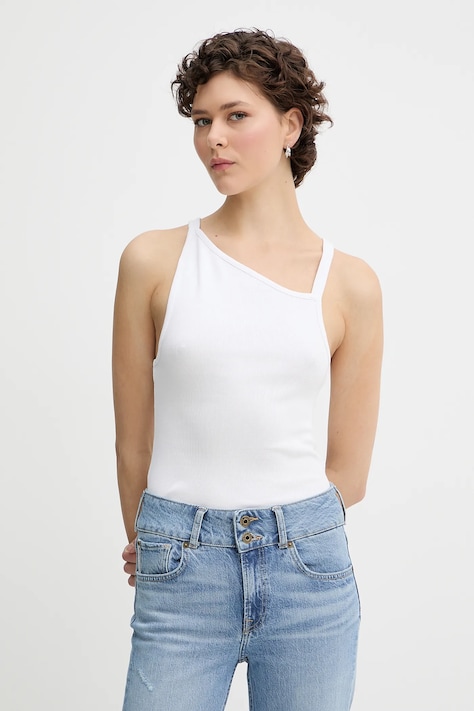 Won Hundred top culoarea alb, 3778-12090