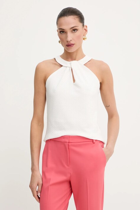 Блузка Morgan цвет белый однотонная BOLLA