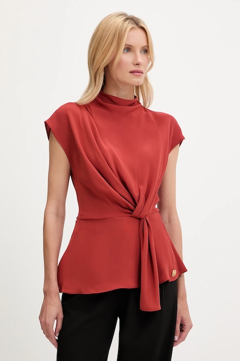 Karl Lagerfeld camicetta donna colore arancione A3W11017