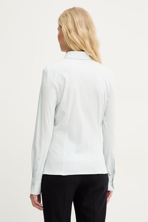 Бавовняна сорочка BOSS — AW25-BDD03R, блакитний — фото 3