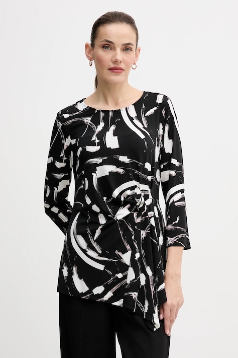 Joseph Ribkoff bluză culoarea negru, cu imprimeu, 254165
