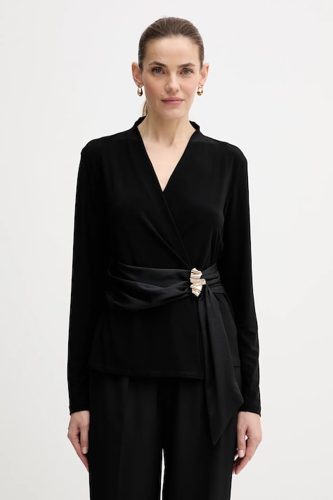 Joseph Ribkoff bluză culoarea negru, uni, 254117