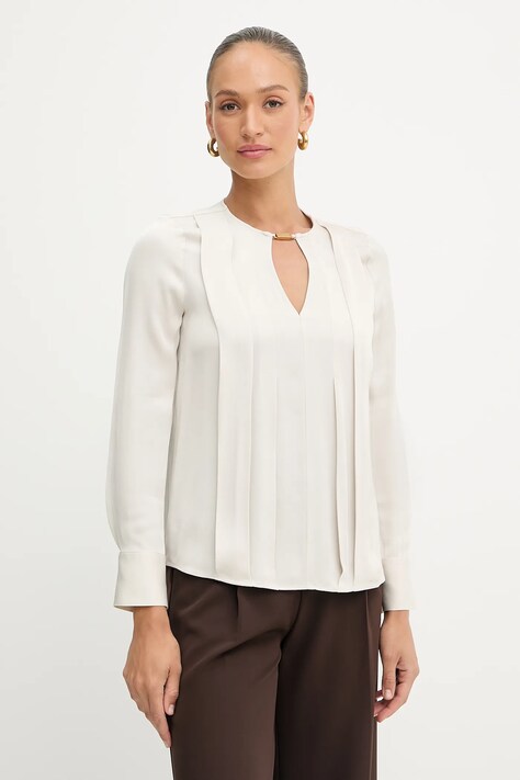 Marciano Guess bluzka ANITA damska kolor beżowy gładka 5YGH14 7356A