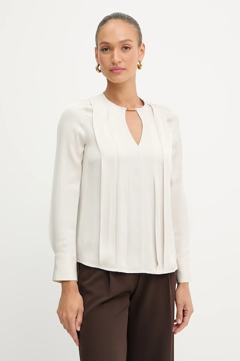 Marciano Guess bluză ANITA culoarea bej, uni, 5YGH14 7356A