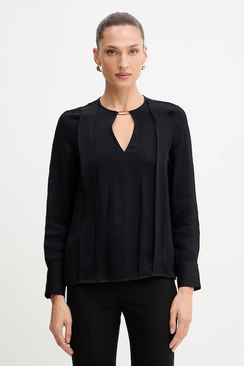 Majica Marciano Guess ANITA ženska, črna barva, 5YGH14 7356A