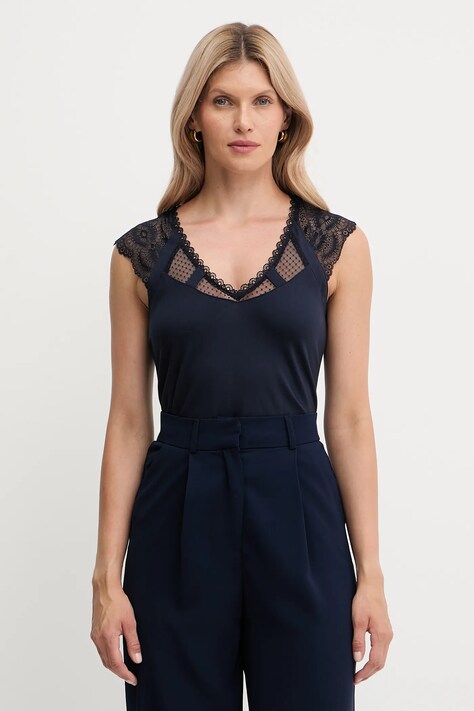 Morgan top culoarea bleumarin, DEMYL