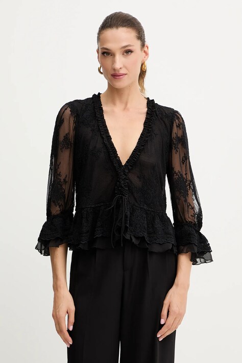 Bardot koszula damskie kolor czarny regular 60028TB1