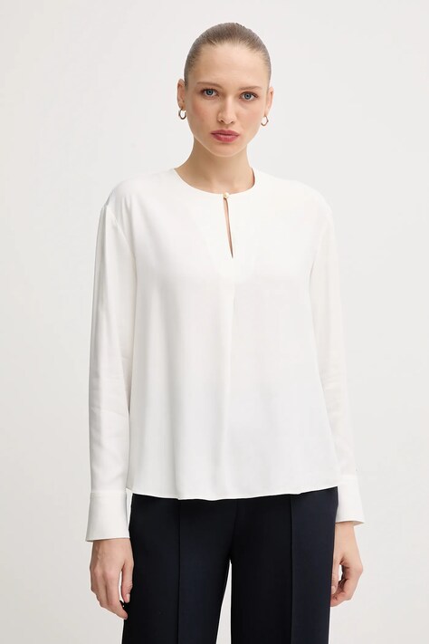 Tommy Hilfiger bluzka damska kolor biały gładka WW0WW47339