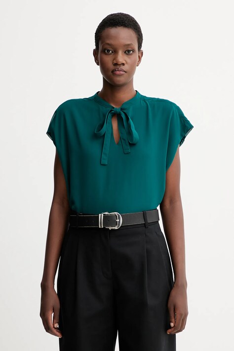 Μπλουζάκι Calvin Klein χρώμα: πράσινο, LV044D134G