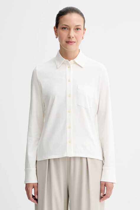 Marc O'Polo camasa culoarea bej, cu guler clasic, regular, 508200152201
